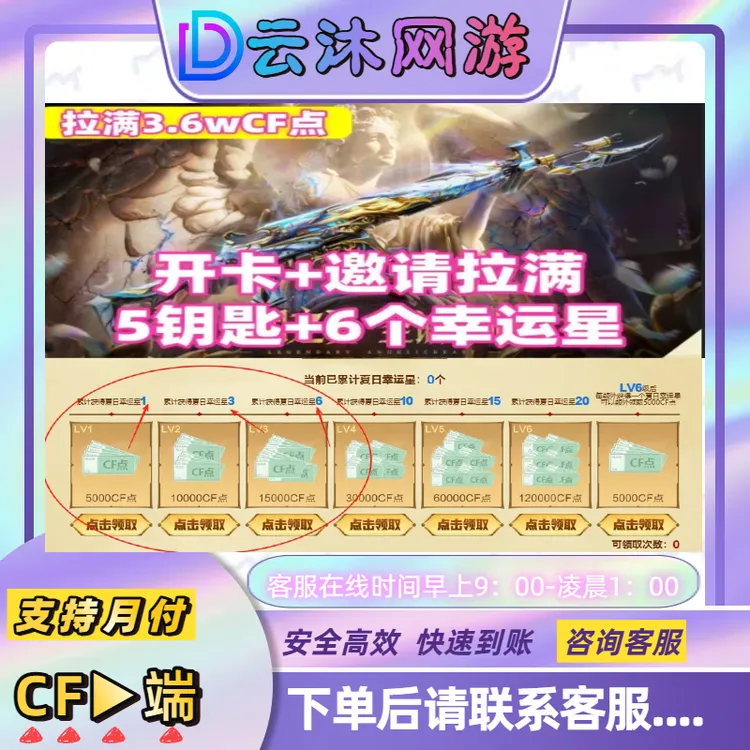 CF穿越火线端游助力开点卷传说圣谕星骇邀请升级活动音效裁决