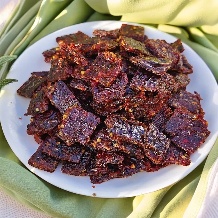 婺源农家美食切片辣椒贝儿时的回忆味道