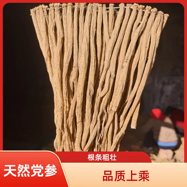甘肃渭源产地（大条无硫干货）烽哥精选白条党参产地直发