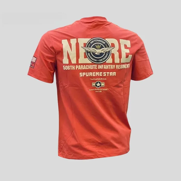 潮流时尚男夏季圆领T恤时尚修身ins潮印花短袖男士男款运动休闲