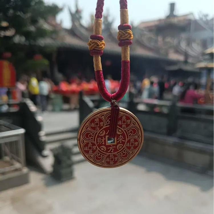 【师父推荐】蛇年山鬼花钱金属壳工艺品挂饰佩戴钥匙扣家居摆件