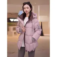 〈纪朵研〉1814中长款2025年冬季新品时尚加厚保暖泡芙外套棉服