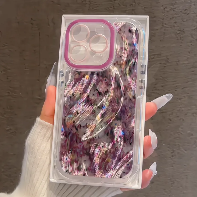 适用苹果iPhone16pro手机壳15羽纱奶油满屏鲜花兔子华为p60小众14