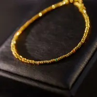 古法黄金手链珐琅工艺