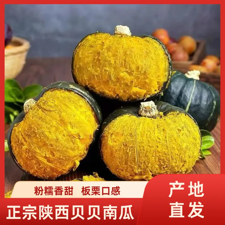 【产地甄选】正宗贝贝南瓜粉糯香甜板栗口感宝宝辅食新鲜蔬菜