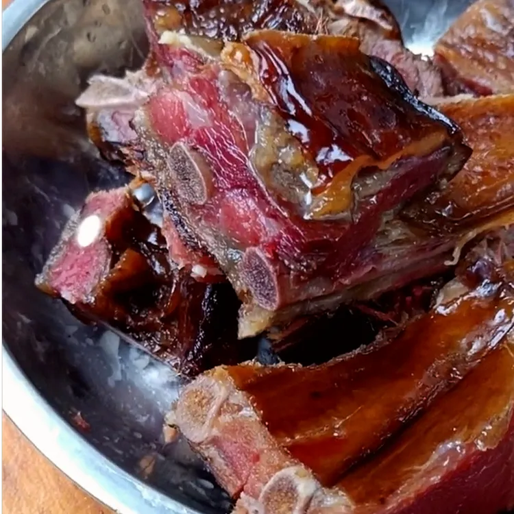 农村烟熏腊排骨四川特产柴火切好四川腊肉正宗烟熏腊肉真空包邮