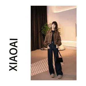 【XIAOAI】高定2025早秋新款时尚显设计感气质短外套女BN秋季