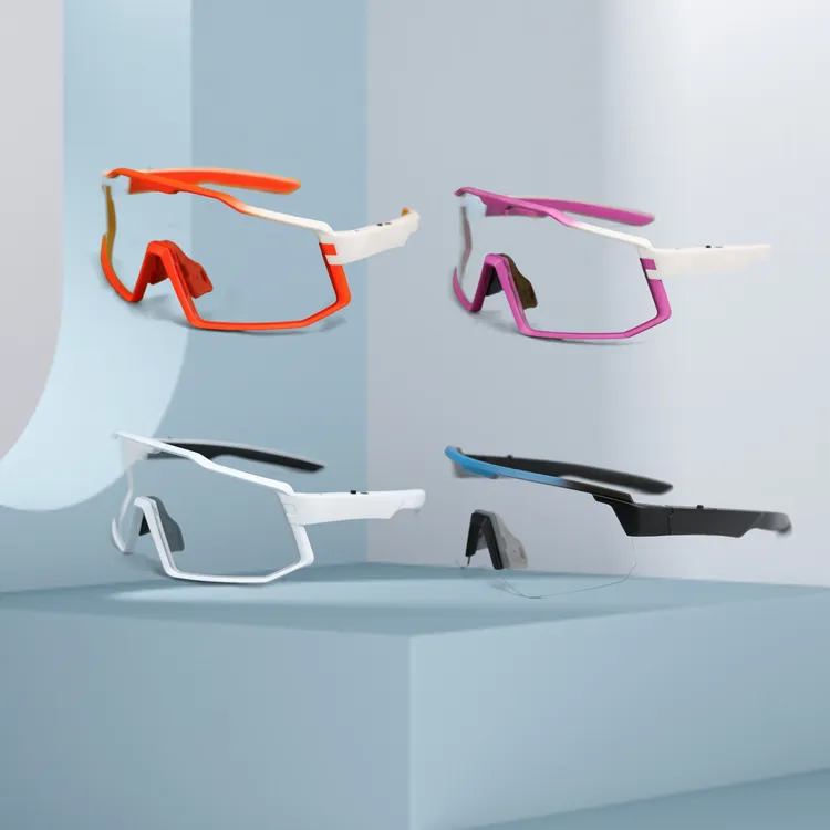 LAIGENDE骑行眼镜运动风变色蓝牙音乐防风沙防雾护目户外骑车跑步