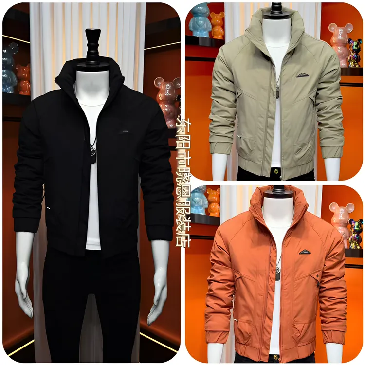 冬季修身男士棉服外套韩版时尚潮流帅气立领棉服男夹克保暖外套