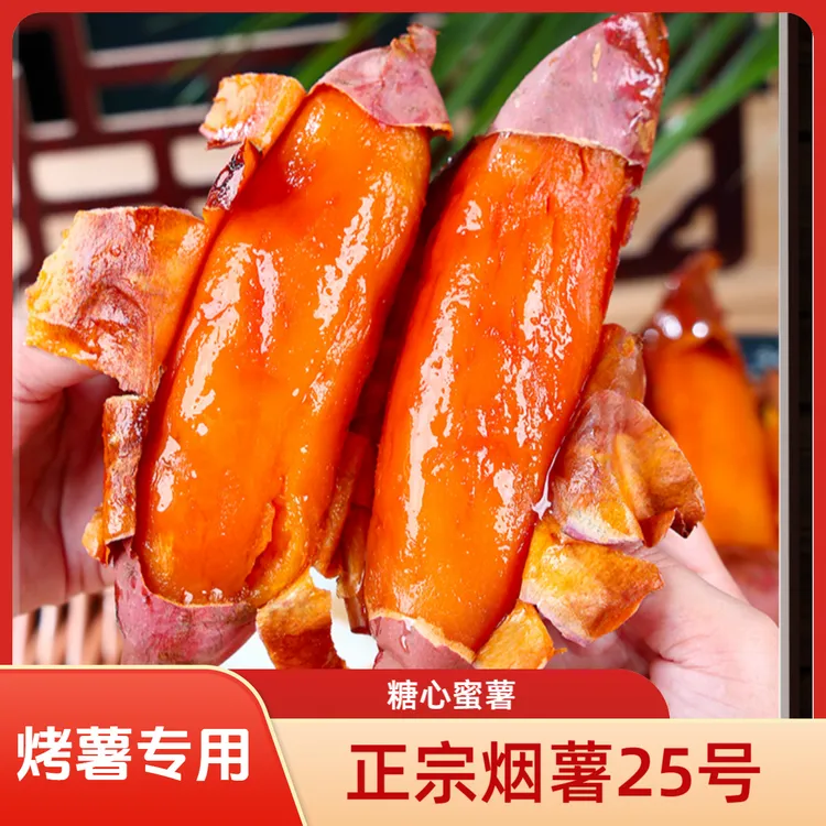 【香甜流蜜】山东烟薯25新鲜现挖蜜薯烤地瓜专用