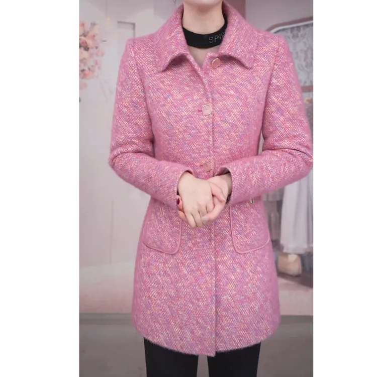 【娜魅女装】冬季新气质加厚加棉洋气显瘦精致小个子减龄高品质外套