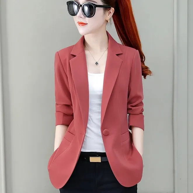 2025新款韩版小西装外套女秋装显瘦洋气时尚小西服小个子上衣