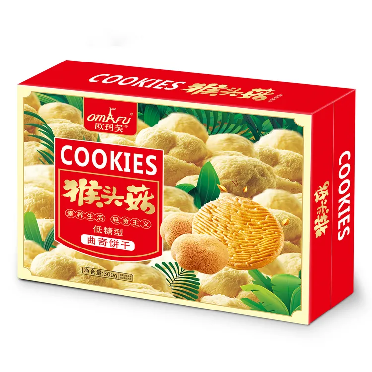 欧玛芙全麦低糖猴头菇饼干xy