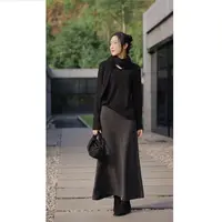 【草木染】新款经典简约高极时尚定制设计款含羊毛9066半裙XYL
