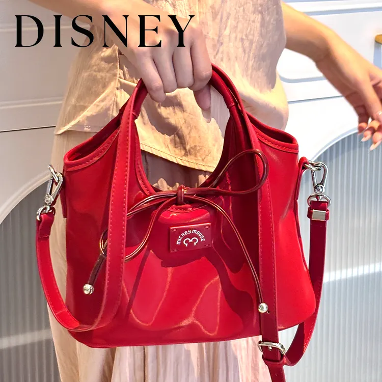 迪士尼正品包包新年限定款红色女包轻奢小众高级感生日礼物送女生
