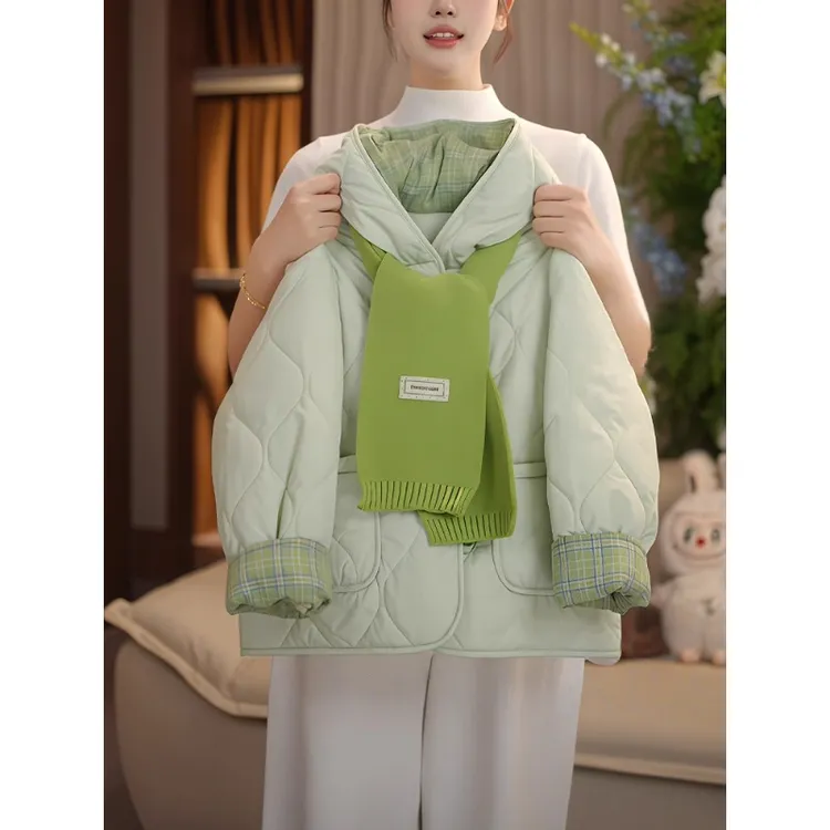 女童棉服外套秋冬款2025新款洋气儿童加绒加厚冬季棉衣高级感棉袄