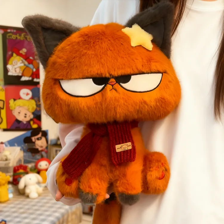 原创正版高冷拽酷小猫公仔猫咪毛绒玩偶卡通可爱抱枕女生娃娃礼物