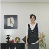 【U.M】氛围感羊毛针织镂空钩花套头马甲百搭藏肉神器羊毛马甲