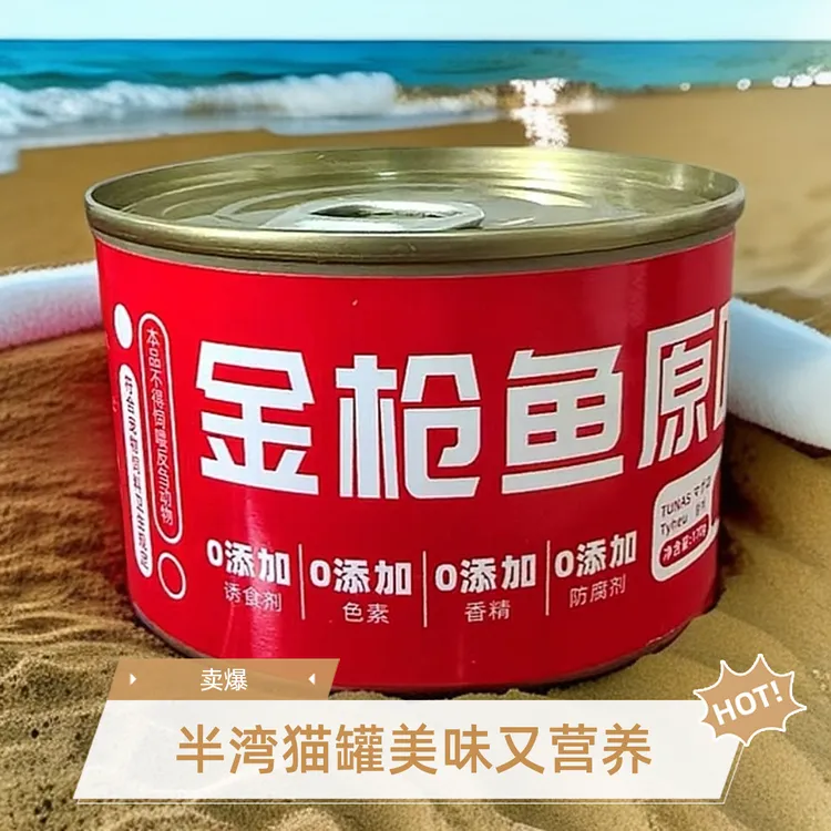 170g半湾金枪鱼原味猫咪营养罐通用猫罐头猫猫食物
