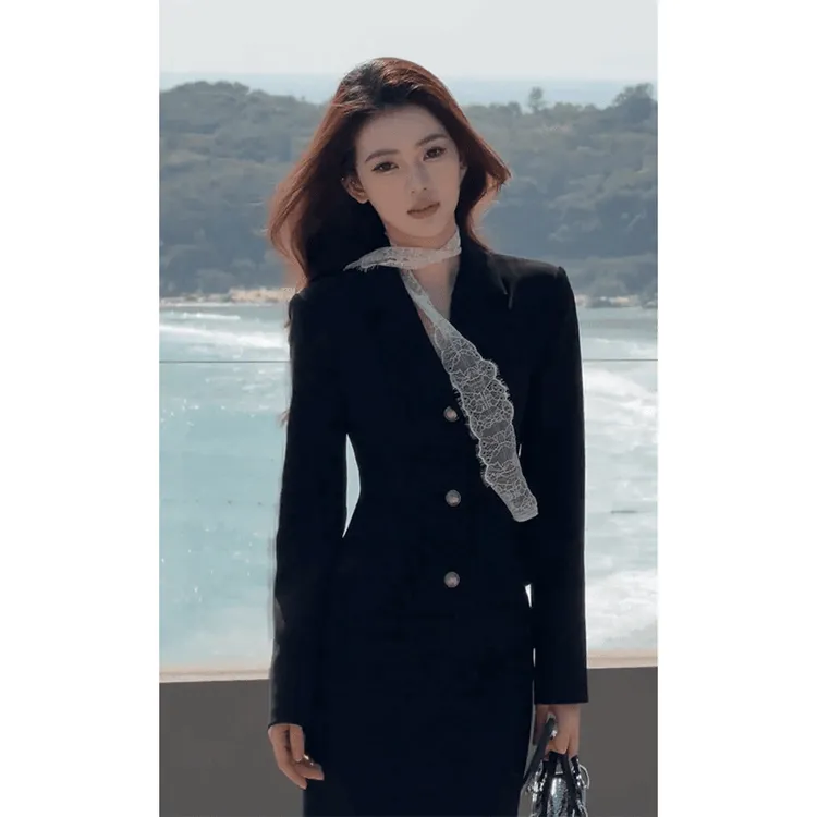 法式气质高级感女款夏季2025年新款轻熟风名媛气质外套显瘦半身裙