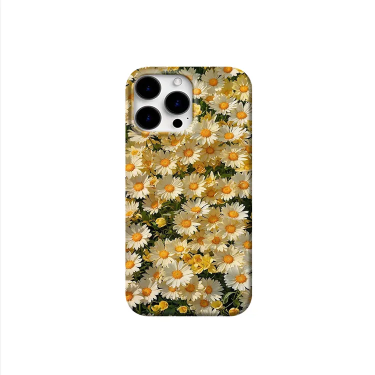 黄色小雏菊适用iPhone16promx手机壳vivo/荣耀/oppo华为
