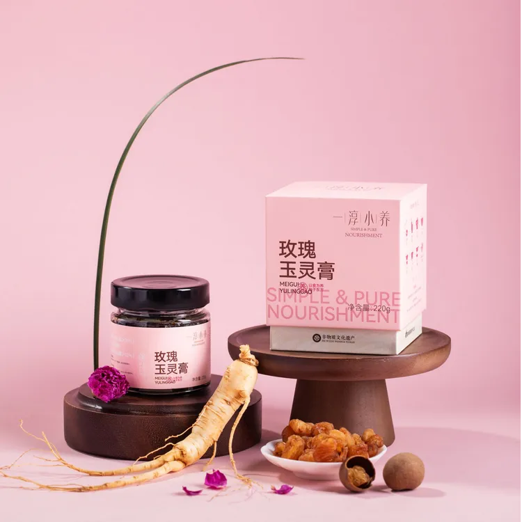 一淳小养玫瑰玉灵膏非遗传承古法熬制养生蒸制古方tl