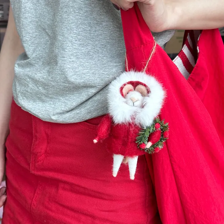 【6开头编号】手工羊毛毡挂件动物钥匙扣包挂配件礼物