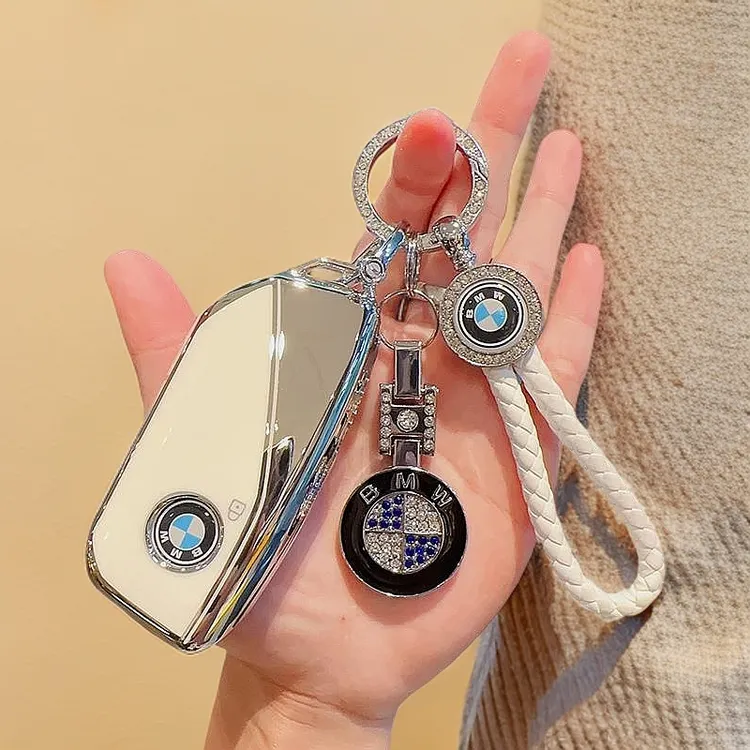 适用于2024款宝马X1钥匙套新款5系7系X5/X7保护壳i5/X6简约ix包扣