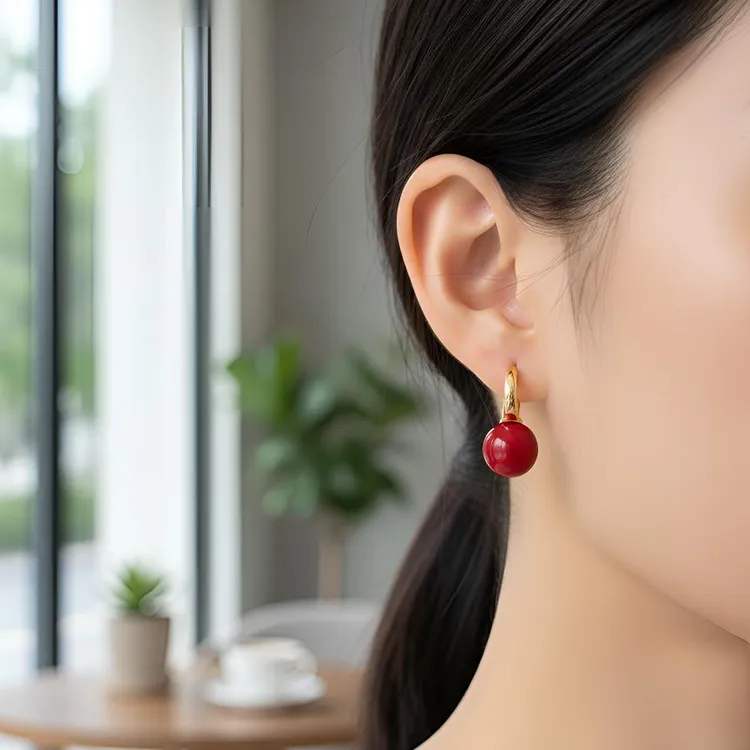 925银耳饰 耳圈女轻奢耳饰耳扣法式耳坠日韩民族风耳环气质耳夹