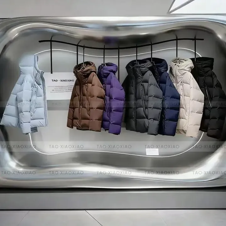 迪加！男女同款双门襟双拉链时尚百搭保暖连帽90绒羽绒服