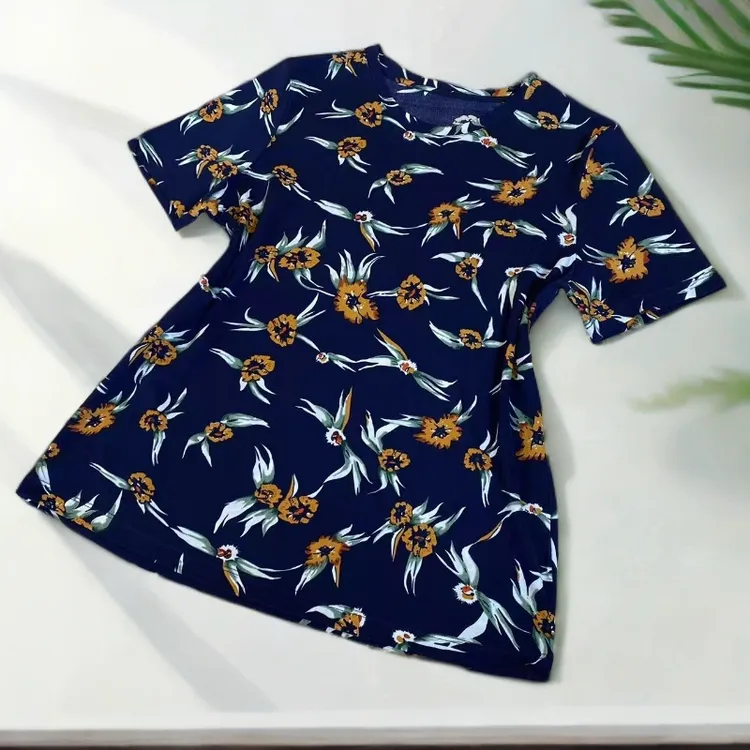 知羽.香云 25夏加捻桑蚕丝圆领百搭显瘦短袖T恤上衣ZY5542