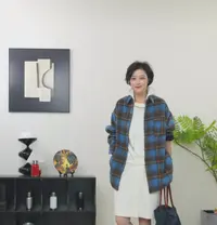 【U.M】格子衬衫韩版加厚衬衣休闲外套棉服外套保暖