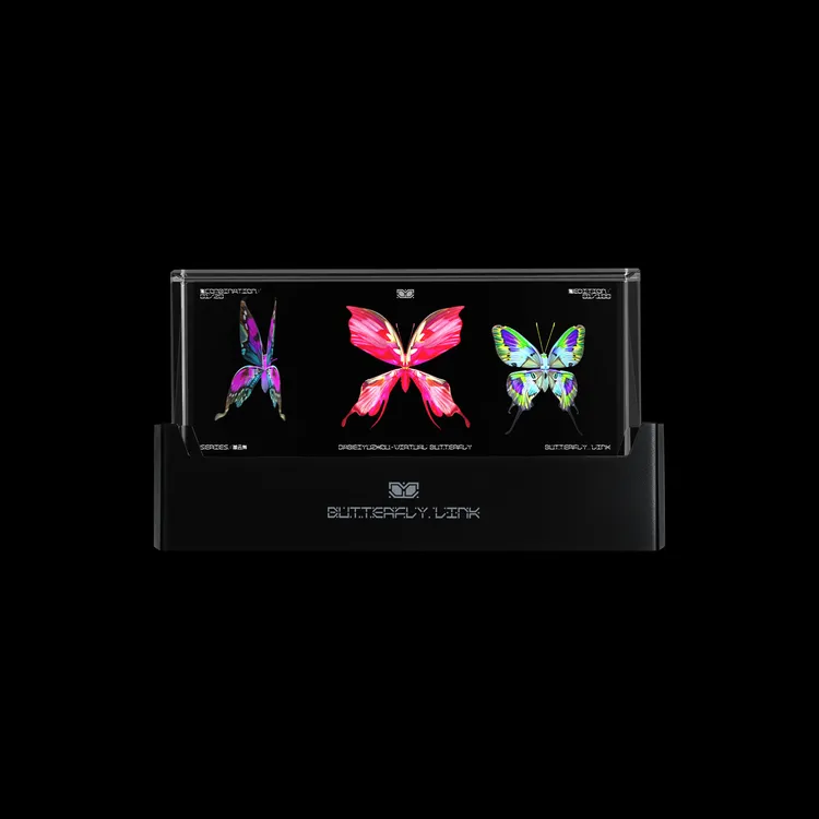 BUTTERFLY.LINK3.0萬云寿系列大悲宇宙全息数字虚拟蝴蝶艺术装置