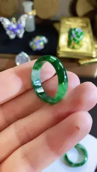 翡翠戒指未镶嵌戒指