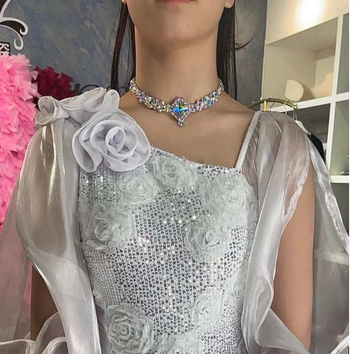 YRSS舞服♥新款领饰幻彩多巴胺设计师款摩登拉丁