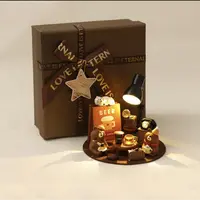 【粉丝福利】日咖夜酒复古美拉德咖啡酒馆小夜灯装饰小摆件咖啡店