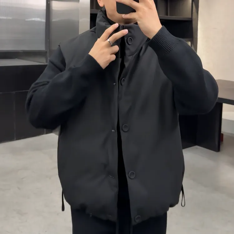 潮牌男装高端简约百搭棉马甲男士冬季高级感保暖舒适防寒无袖坎肩