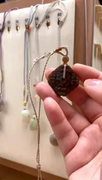 【闪购商品】和田玉（糖玉）颈饰未镶嵌四方平安扣吊坠