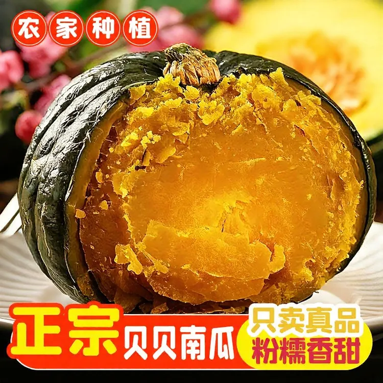 【香甜软糯】正宗贝贝南瓜板栗南瓜小南瓜带箱新鲜直发辅食老南瓜kk商品图