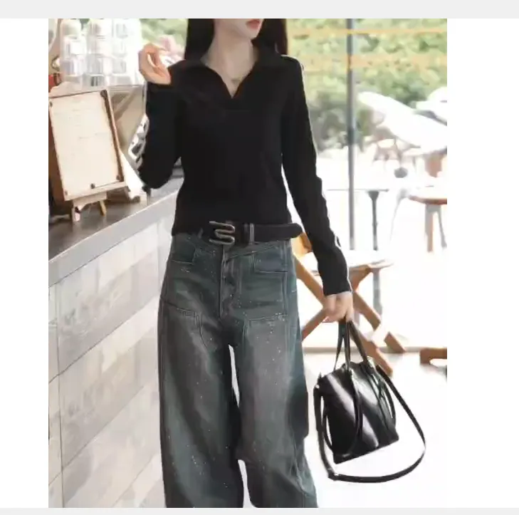 2025春季新款时尚女装网红气质爆款赫本风上衣修身裤子女丽
