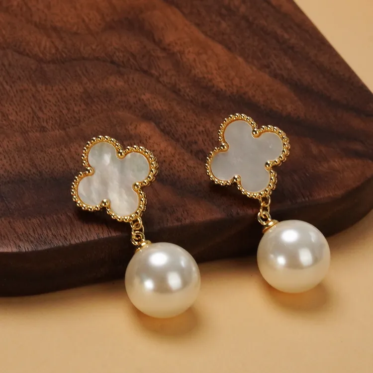 【KEFAN珂梵】经典百搭四叶定制款耳环