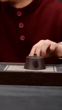 【闪购商品】紫砂茶壶老紫泥全手云柱（瑕疵）