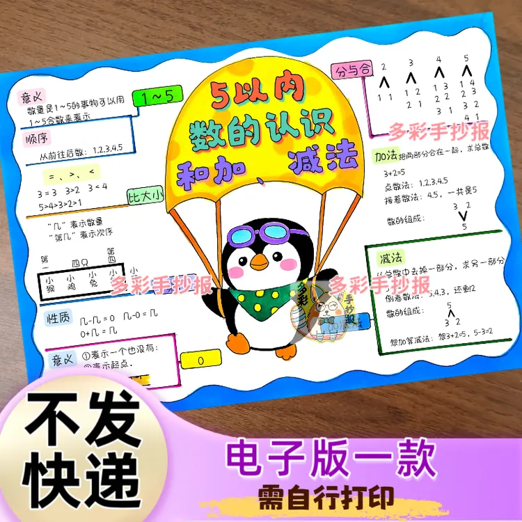 【1507】人教版一上数学第一单元5以内数的认识和加减法电子稿