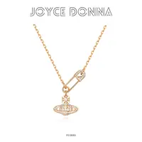 镀K金 法式气质高级感轻奢百搭别针飞船项链 F15X93 F15X94