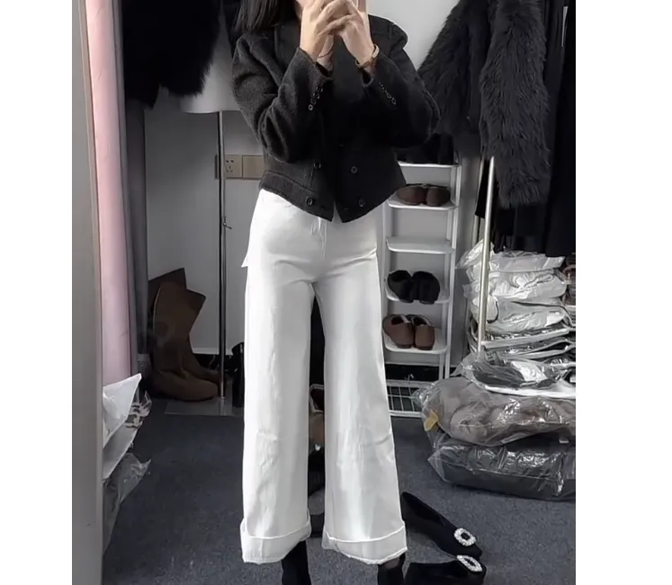 2024冬季新款时尚女装网红潮流气质靓丽漂亮外套裤子女曦