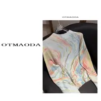 【南瓜定制】N1714-新款常规长袖毛衣女套头保暖宽松型