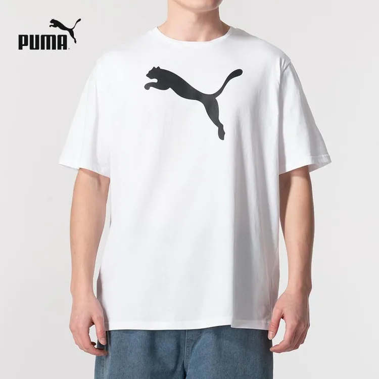 【达人专属】彪马短袖男装2025新款运动服宽松大LOGO圆领T恤 658705