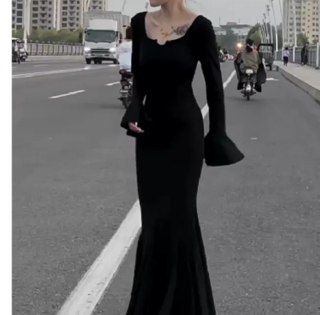 2025洋气新款时尚女装网红高级感修身爆款修身潮流连衣裙珍惜5