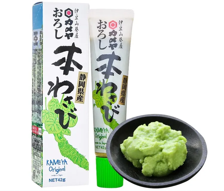 日本进口静冈伊豆山葵芥末酱青芥末膏酱日韩料理刺身寿司搭档42g