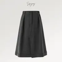 SIQIYOUNG【Maggie精选】I'M NOT PANTS-压褶卷边解构感减龄半裙
